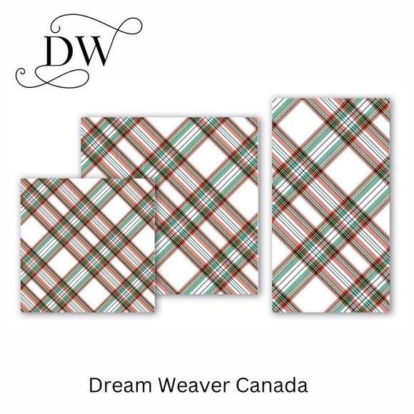 Vintage Plaid Napkin Bundle | Michel Design Works - Picture 1 of 1